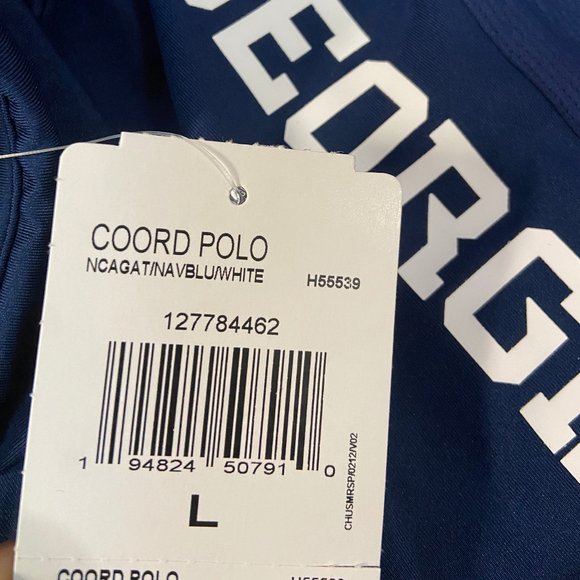 Adidas Georgia Tech Yellow Jackets Team Issue Polo Shirt Aeroready Mens NEW - Picture 11 of 12